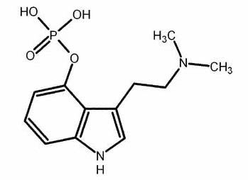 psilocybin的化學結構