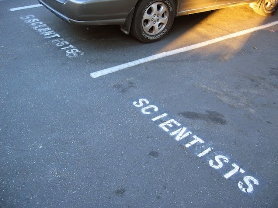 我可以停科學家的車位嗎？（Photo credit: evan p. cordes, CC BY 2.0）
