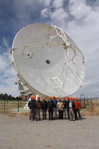 望遠鏡天線攝於新墨西哥索科魯 Credit: ASIAA
