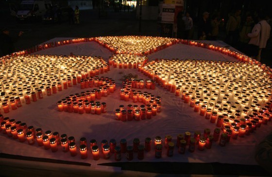 Commemoration in Vienna 25 years after the nuclear disaster in Chernobyl