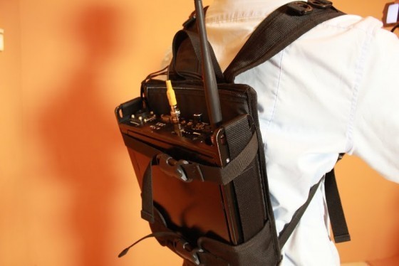 BestLINK系統具有高機動性，可透過背包攜帶，將拍攝影像立即以無線方式回傳。