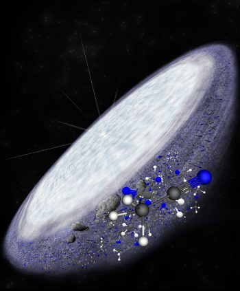 Artist impression of the protoplanetary disc surrounding the you