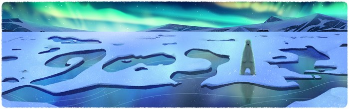 Tundra and Polar Bear. source:Google Doodle