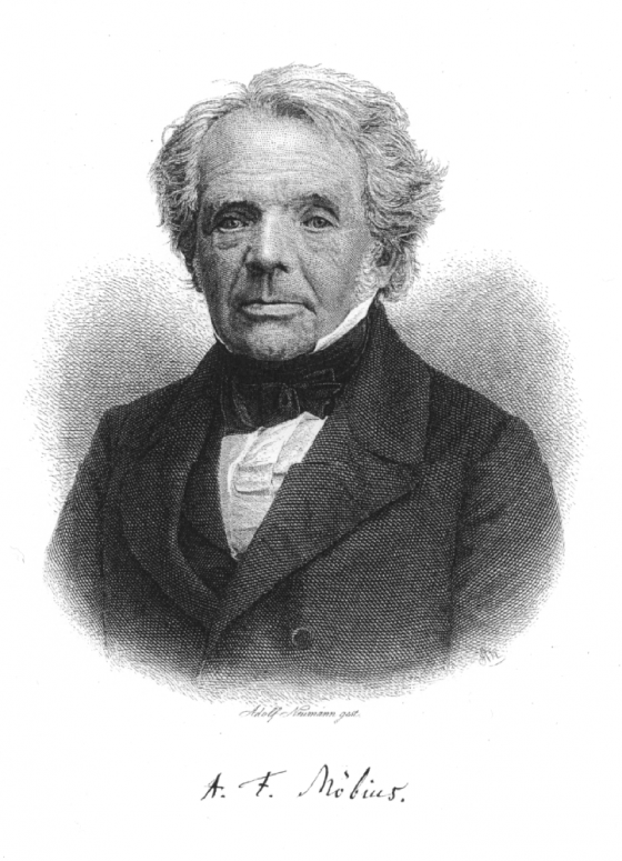 德國數學家莫比烏斯。圖／Public Domain