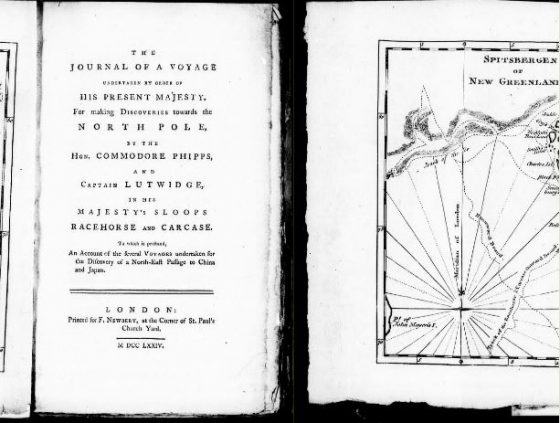 《陛下諭令前往北極探險之航海誌》（Journal of a Voyage undertaken by order of His Present Majesty for making discoveries towards the North Pole (1788)）