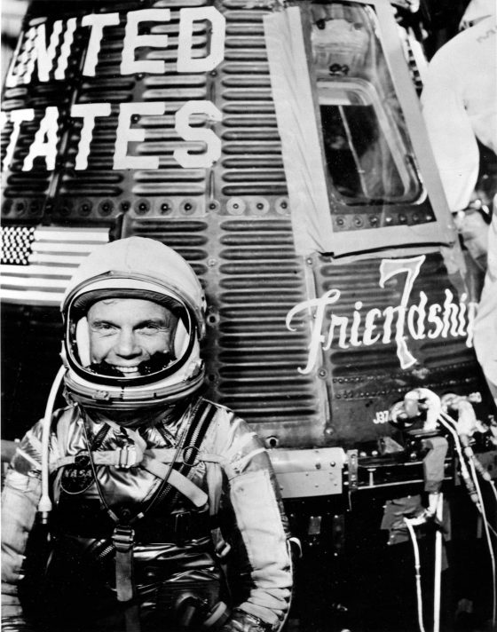 Astronaut John H. Glenn Jr. source：NASA