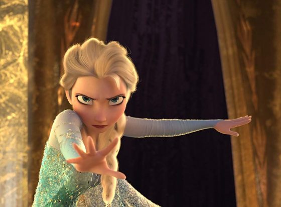 動畫電影《冰雪奇緣》(Frozen)的艾莎公主