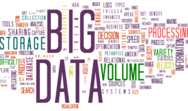 Big Data's definition illustrated with texts