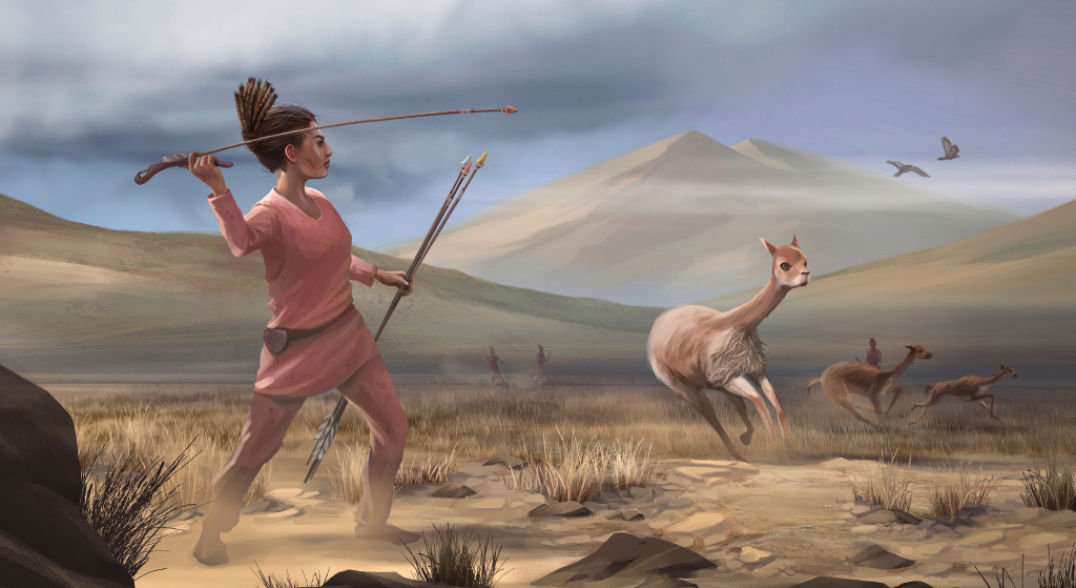 美洲舊石器時代，女生不只採集，也常狩獵？